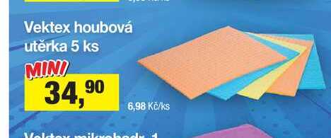 Vektex houbová utěrka 5 ks 