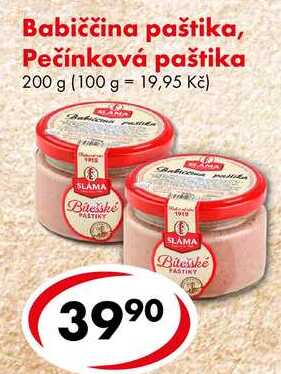 Babiččina paštika, Pečínková paštika, 200 g