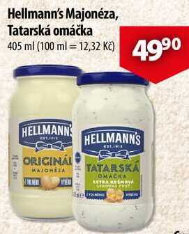 Hellmann's Majonéza, Tatarská omáčka, 405 ml 