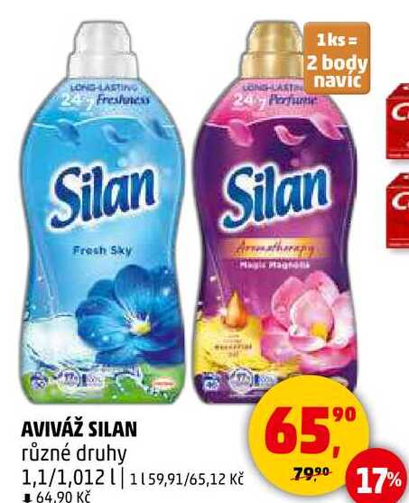 AVIVÁŽ SILAN různé druhy, 1,1/1,012 l