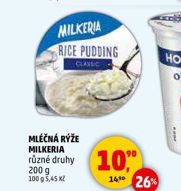 MILKERIA MLÉČNÁ RÝŽE různé druhy, 200 g  