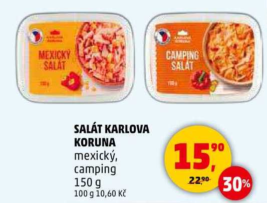 SALÁT KARLOVA KORUNA mexický, camping, 150 g 