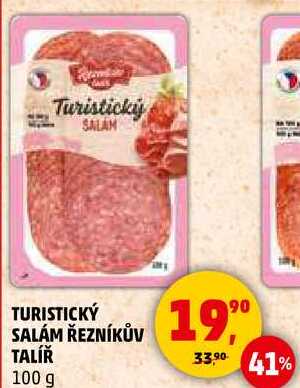 TURISTICKÝ SALÁM ŘEZNÍKŮV TALÍŘ, 100 g 
