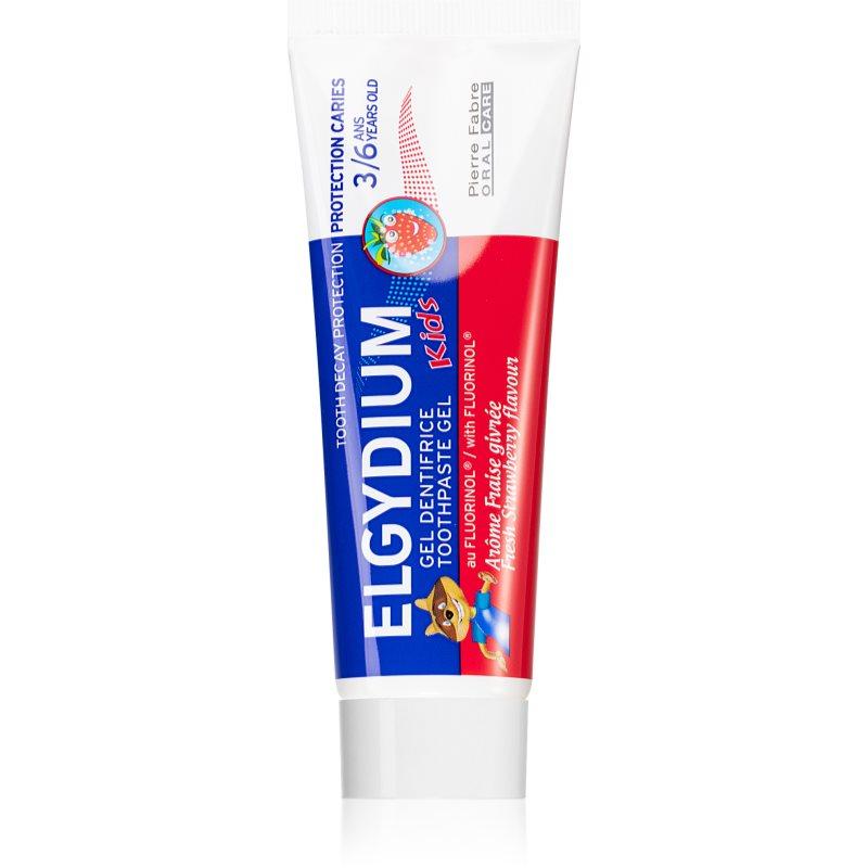 Elgydium Kids dětská zubní pasta od 36. měsíce příchuť Fresh Strawberry 50 ml