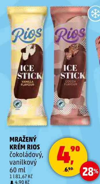MRAŽENÝ KRÉM RIOS čokoládový, 60 ml 