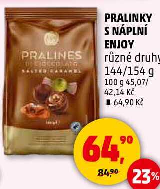PRALINKY S NÁPLNÍ ENJOY různé druhy, 144/154 g  
