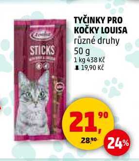 TYČINKY PRO KOČKY LOUISA různé druhy, 50 g  