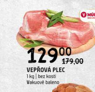 Vepřová plec bez kosti 1kg