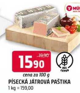 Písecká Játrová paštika 100g