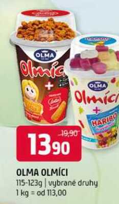 Olma Olmic 115-123g vybrané druhy