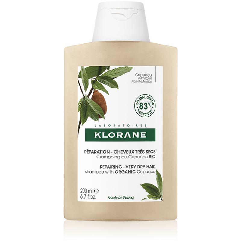 Klorane Cupuaçu Bio vyživující šampon pro suché a poškozené vlasy 200 ml