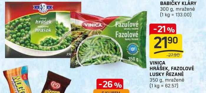 VINICA HRÁŠEK, FAZOLOVÉ LUSKY ŘEZANÉ 350 g