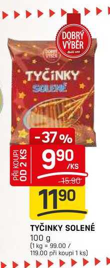 TYČINKY SOLENÉ 100 g