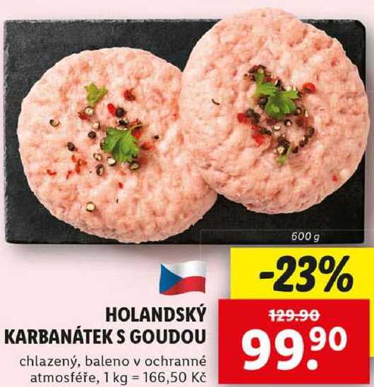 HOLANDSKÝ KARBANÁTEK S GOUDOU, 500 g