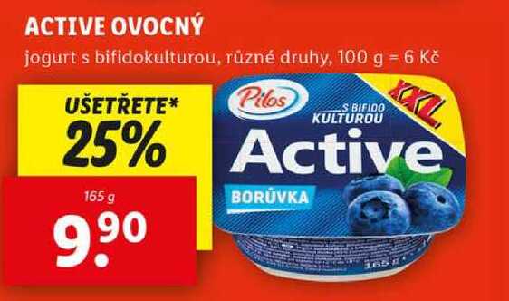 ACTIVE OVOCNÝ, 165 g