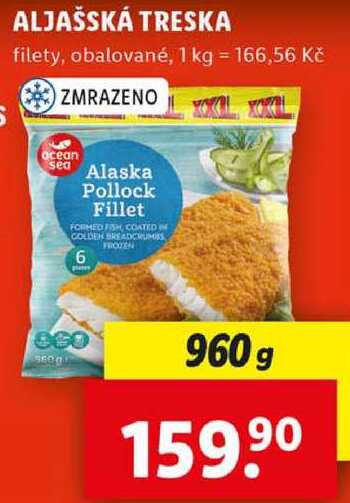 ALJAŠSKÁ TRESKA, 960 g