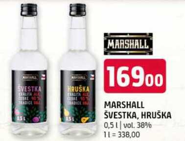 Marshall švestka hruška 0,5l