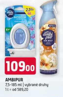 Ambipur 7,5-185 ml vybrané druhy 