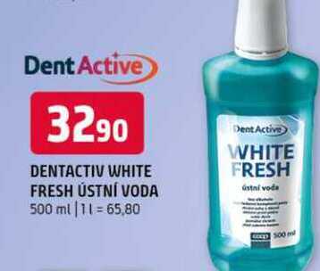 Dentactiv white fresh ustní voda 500ml