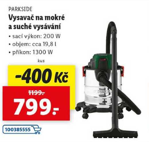 Vysavač na mokré a suché vysávání 
