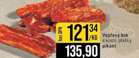 Vepřový bok pikant skosti, plátky 1kg