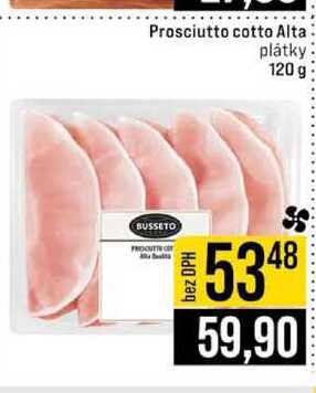 Prosciutto cotto Alta plátky 120 g 
