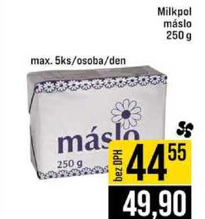 Milkpol máslo 250 g 