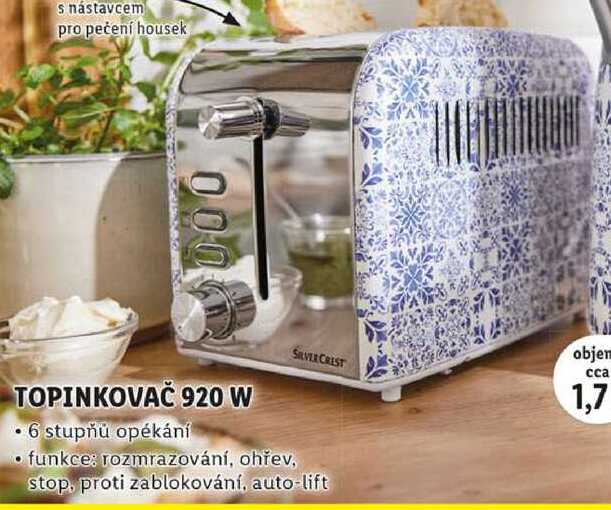 TOPINKOVAČ 920 W 
