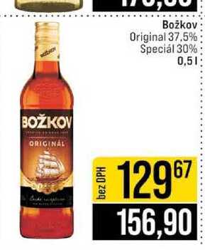 Božkov Original 37,5% Speciál 30% 0,5l