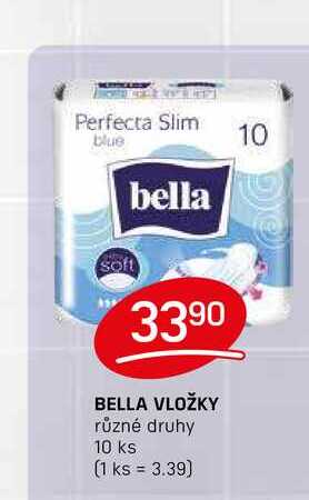BELLA VLOŽKY různé druhy 10 ks 