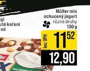 Müller mix ochucený jogurt různé druhy 130 g 