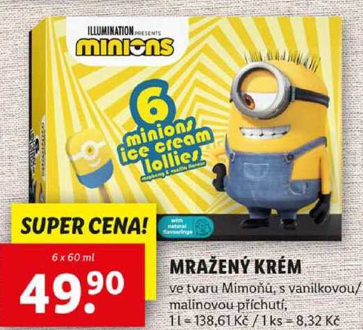 MRAŽENÝ KRÉM, 6x 60 ml