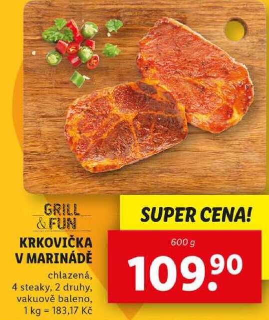 KRKOVIČKA V MARINÁDĚ, 600 g