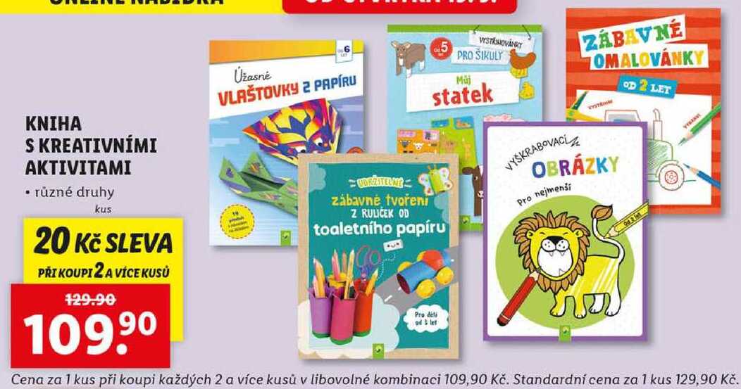 KNIHA S KREATIVNÍMI AKTIVITAMI 