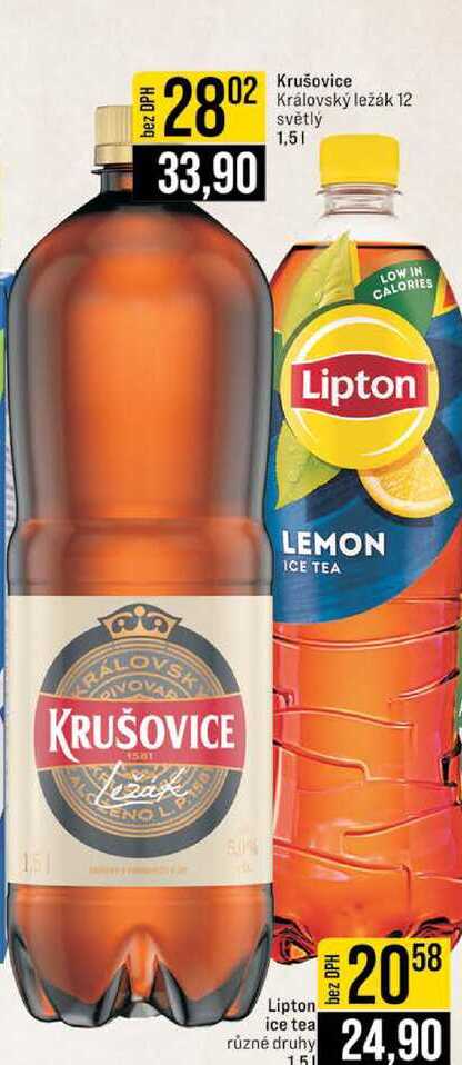 Krušovice Královský ležák 12 světlý 1,5