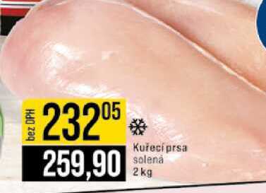 Kuřecí prsa solená 2kg 