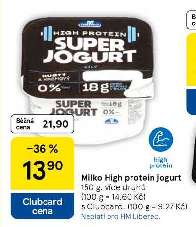 Milko High protein jogurt, 150 g 