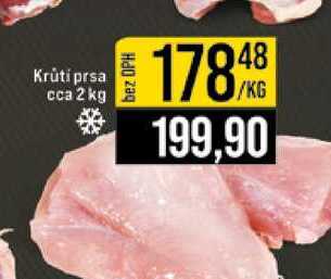 Krůtí prsa cca 2 kg