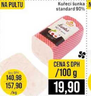 Kuřecí šunka standard 90% 100g