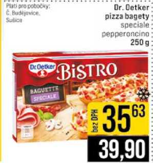 Dr. Oetker pizza bagety speciale pepperoncino 250 g 