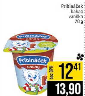Pribináček kakao vanilka 70g 
