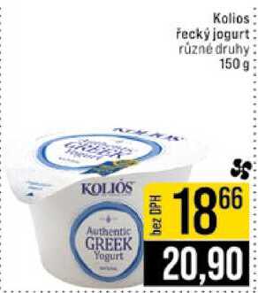 Kolios řecký jogurt různé druhy 150 g