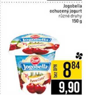 Jogobella ochucený jogurt různé druhy 150 g 