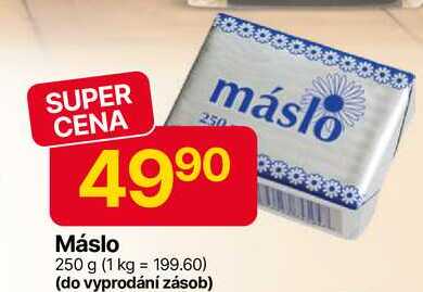 Máslo 250 g 