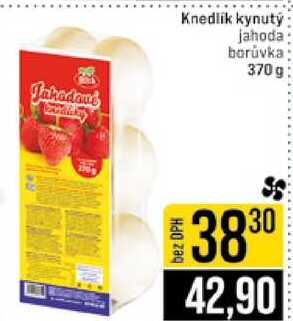 Knedlík kynutý jahoda borůvka 370g