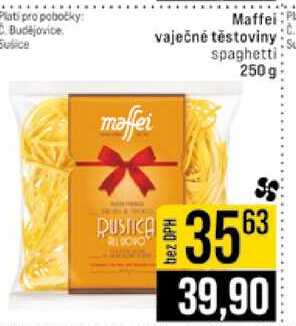 Maffei vaječné těstoviny spaghetti 250g 