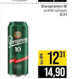 Staropramen 10 světlé výčepní 0,5l
