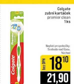 Colgate zubní kartáček premier clean 1ks 