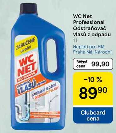 WC Net Professional Odstraňovač vlasů z odpadu, 1 l 