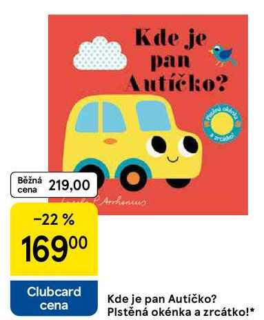 Kde je pan Autíčko? Plstěná okénka a zrcátko!